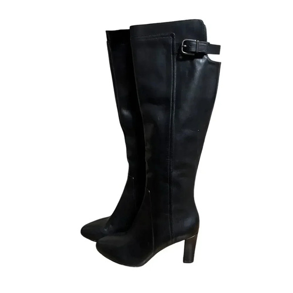 Via Spiga Parca Leather Knee High Boot - Picture 3 of 11